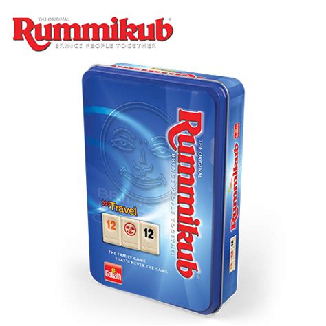 rummikub metal box|Goliath Rummikub Original Metal Box, Travel Edition, Board .